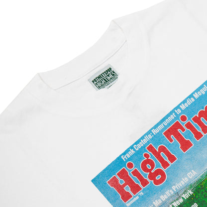 POT MEETS POP X HIGH TIMES MAGAZINE - GROWN GRASS TEE WHITE