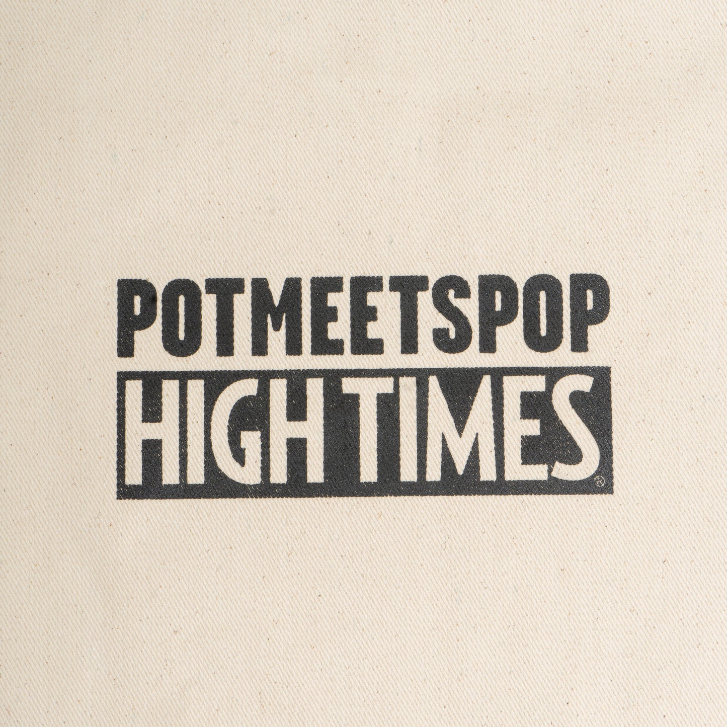 POT MEETS POP X HIGH TIMES MAGAZINE - TRANS-MARIJUANA TOTEBAG