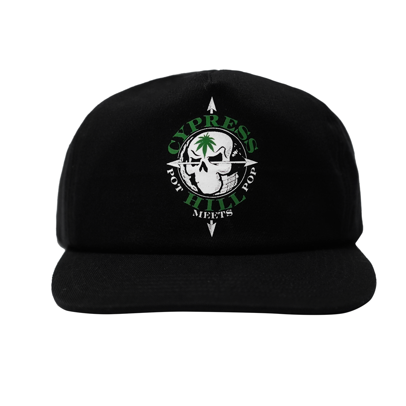 POT MEETS POP X CYPRESS HILL - SKULL & COMPASS BALL CAP