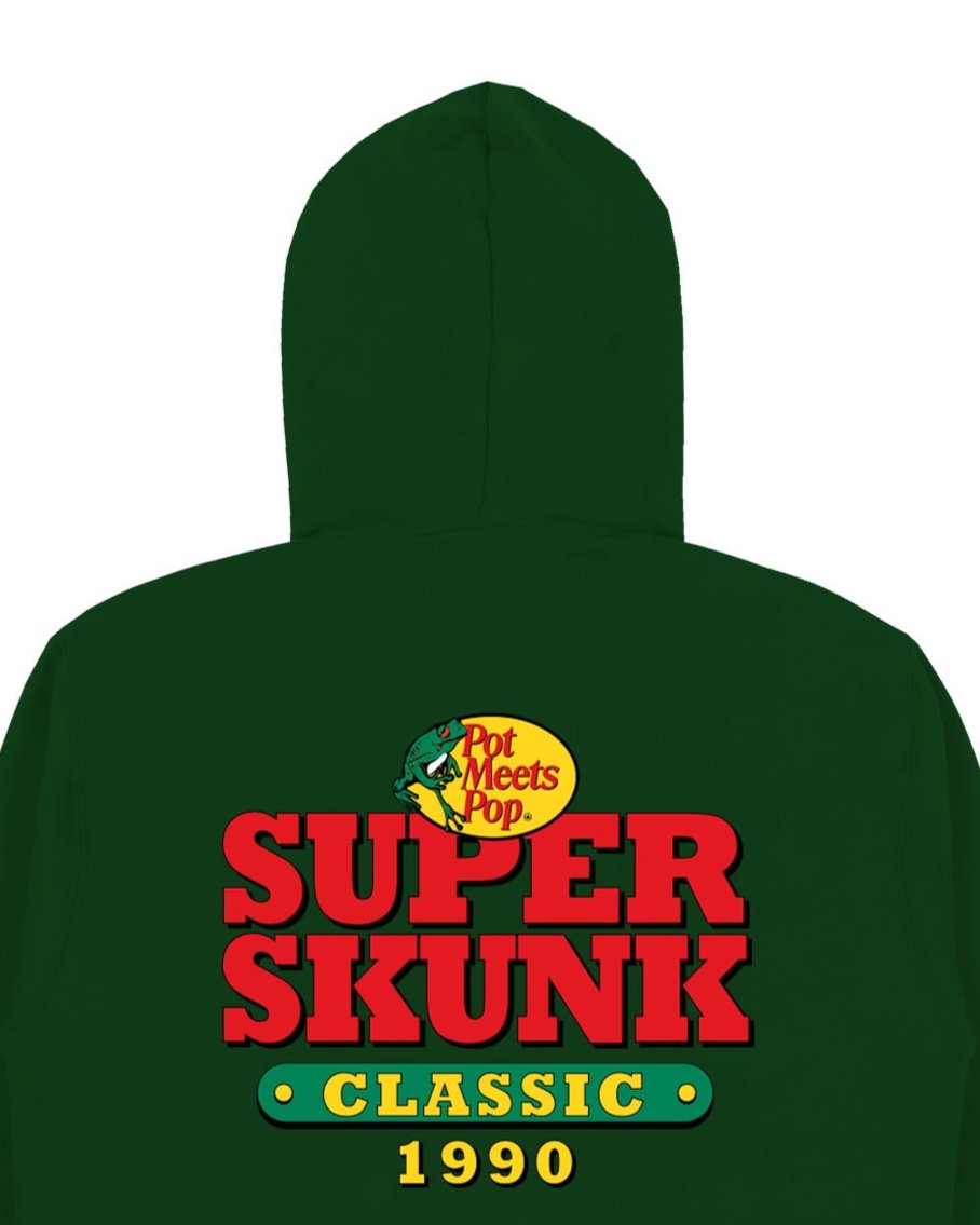 SUPER SKUNK HOODIE GREEN FW`24