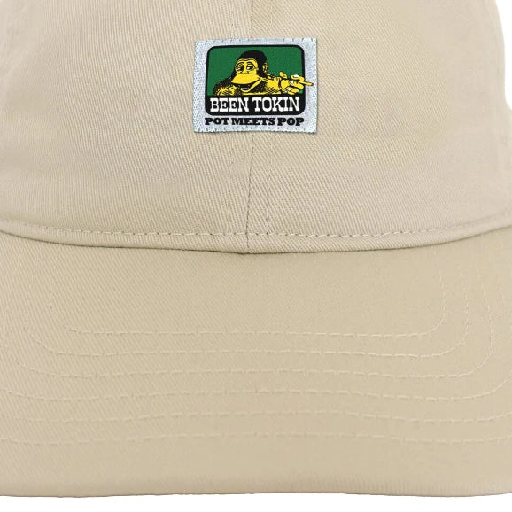 BEEN TOKIN 6 PANEL CAP WHITE FW`24