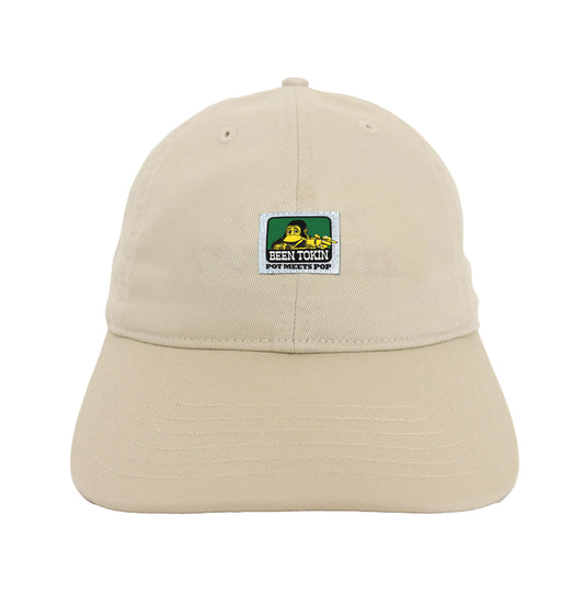 BEEN TOKIN 6 PANEL CAP WHITE FW`24