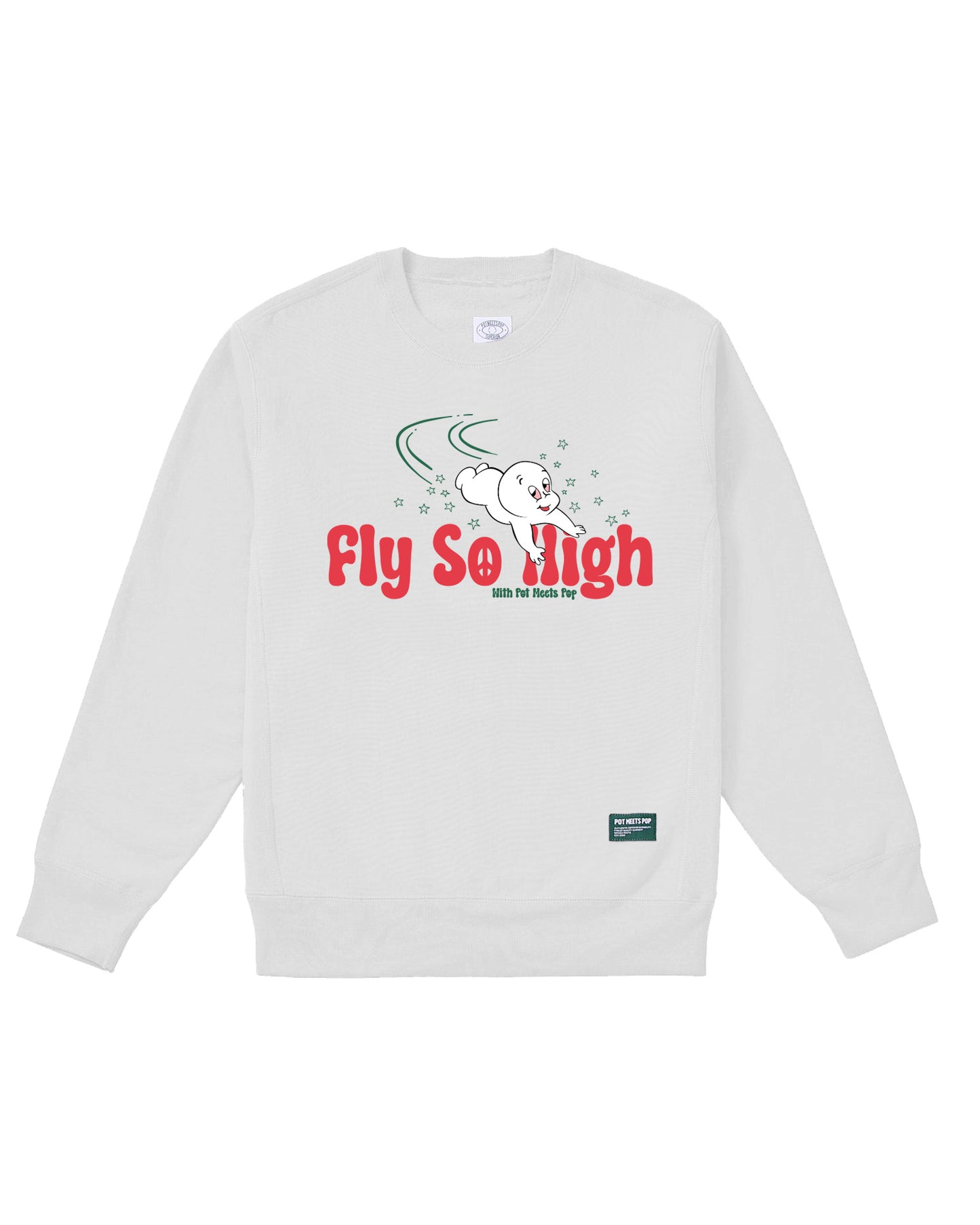 FLY SO HIGH CREWNECK WHITE FW`24