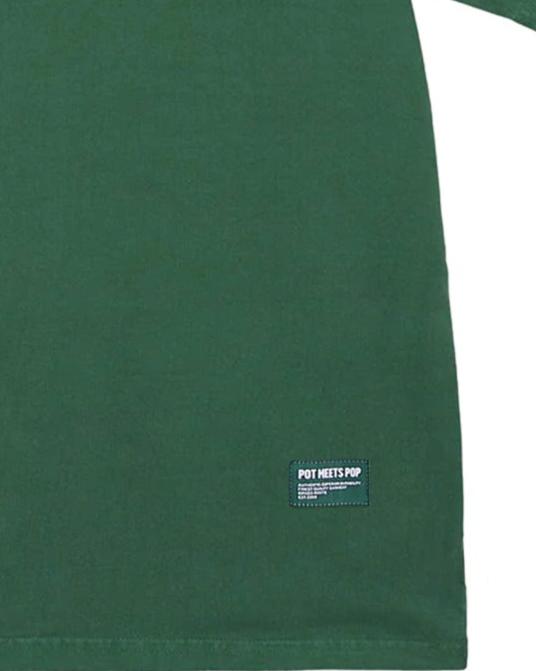 INHALE TEE GREEN FW`24