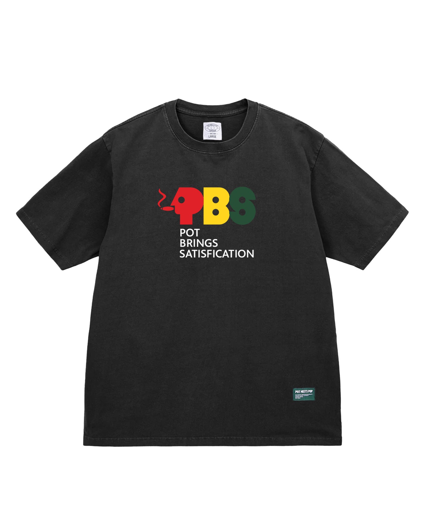 PBS TEE BLACK FW`24