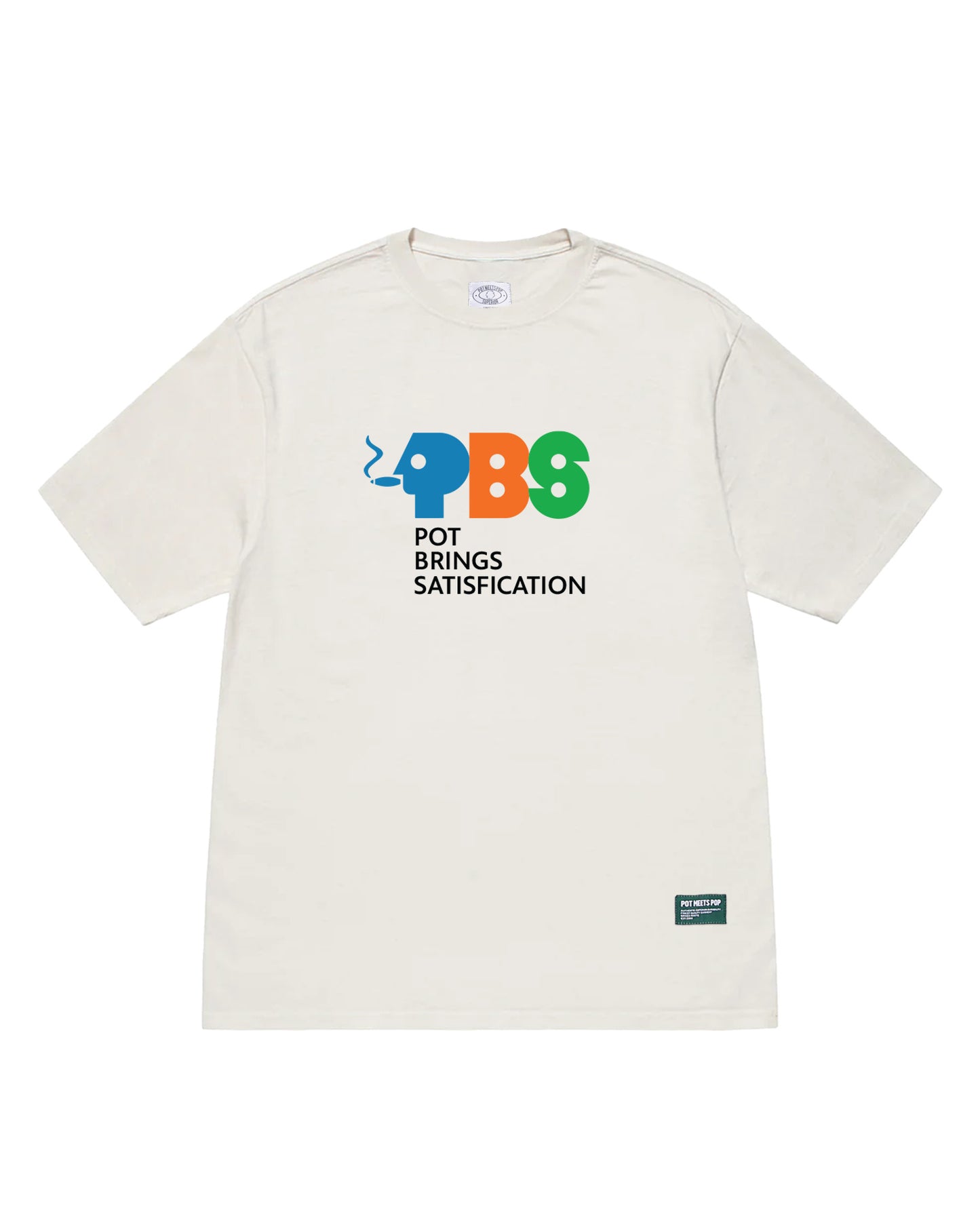 PBS TEE WHITE FW`24