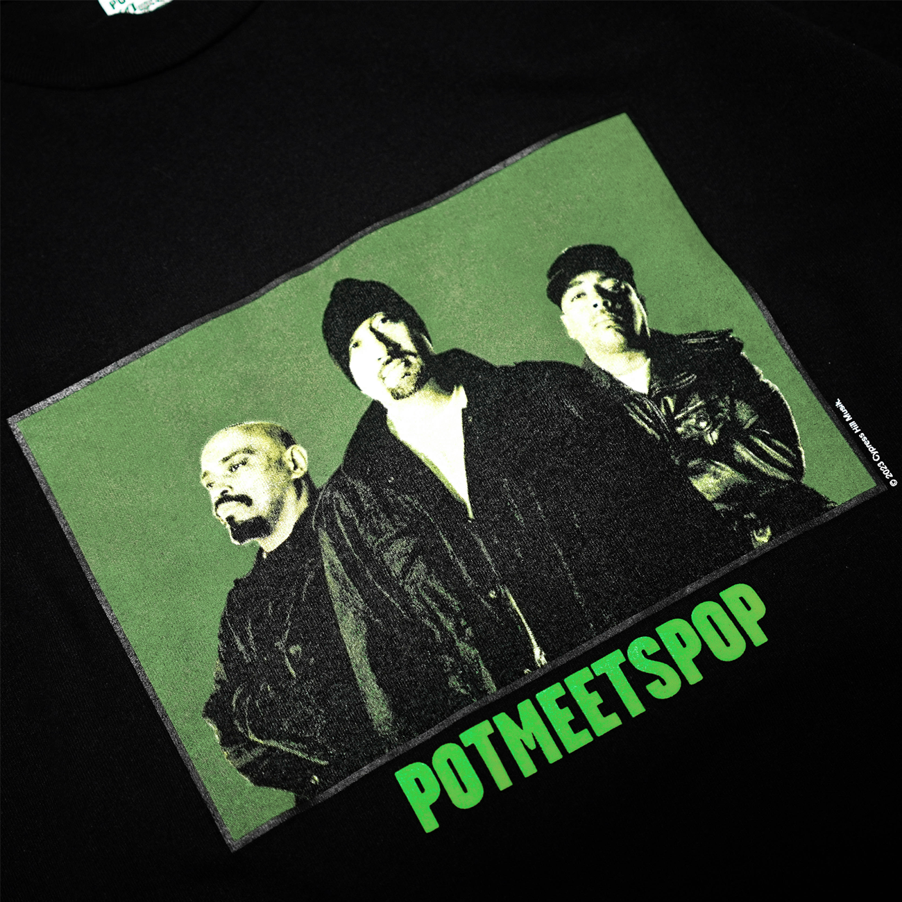 POT MEETS POP X CYPRESS HILL - PHOTO TEE BLACK