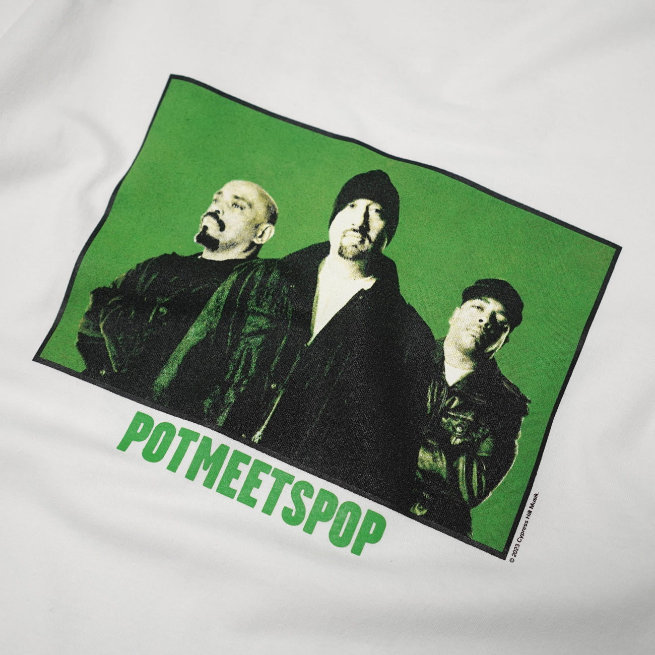 POT MEETS POP X CYPRESS HILL - PHOTO TEE WHITE