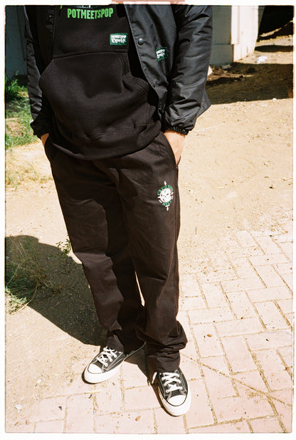 POT MEETS POP X CYPRESS HILL - SKULL & COMPASS WORK PANTS