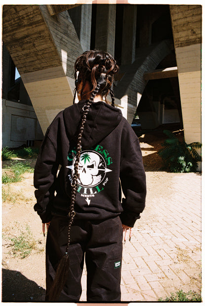 POT MEETS POP X CYPRESS HILL - SKULL & COMPASS HOODIE