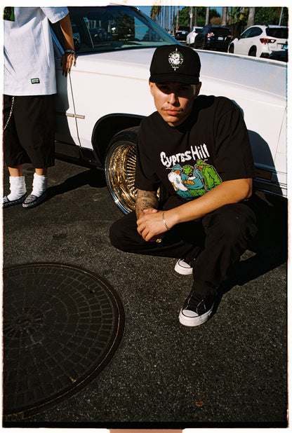 POT MEETS POP X CYPRESS HILL - BLUNTED TEE BLACK