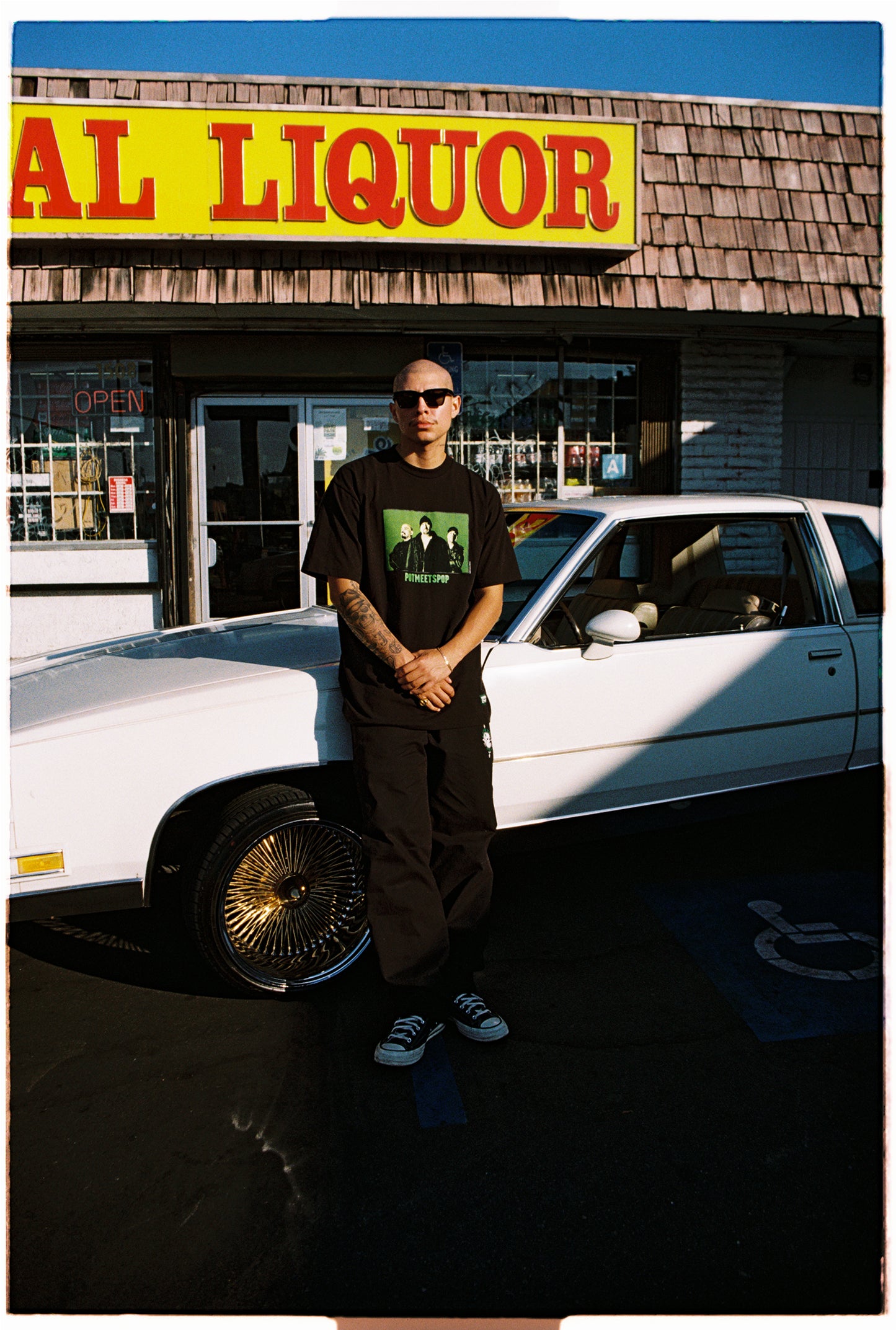 POT MEETS POP X CYPRESS HILL - PHOTO TEE BLACK