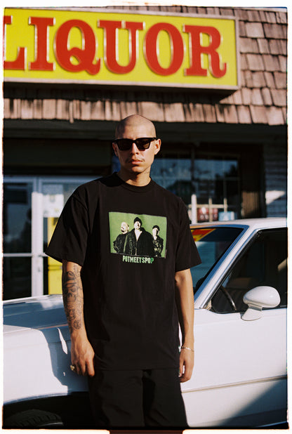 POT MEETS POP X CYPRESS HILL - PHOTO TEE BLACK