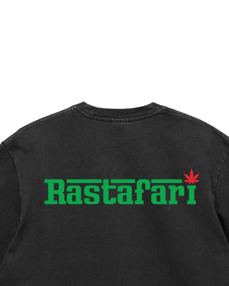 RASTAFARI TEE BLACK FW`24