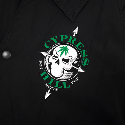 POT MEETS POP X CYPRESS HILL - SKULL & COMPASS WINDBREAKER