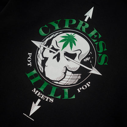 POT MEETS POP X CYPRESS HILL - SKULL & COMPASS HOODIE