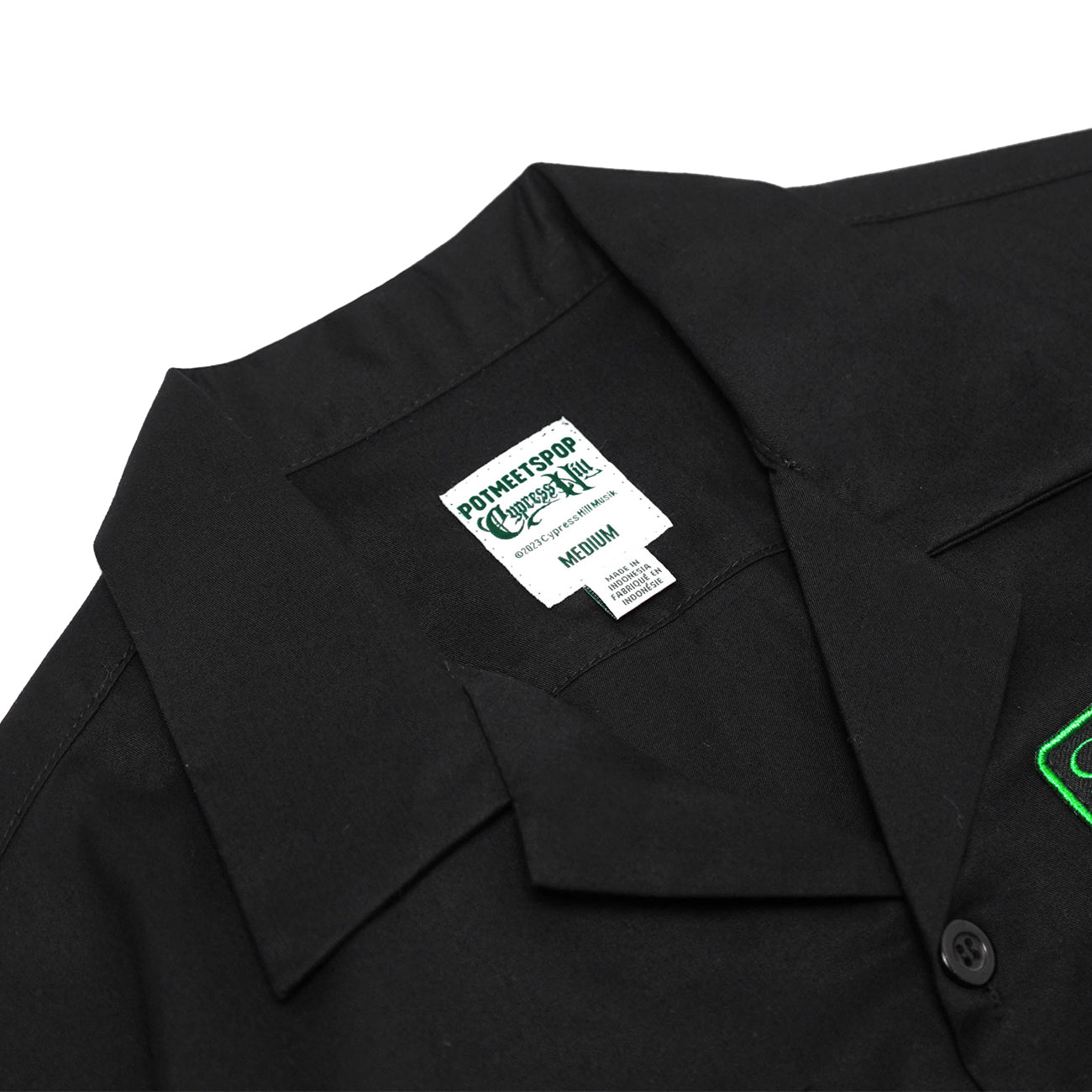 POT MEETS POP X CYPRESS HILL - SKULL & COMPASS WORK SHIRT