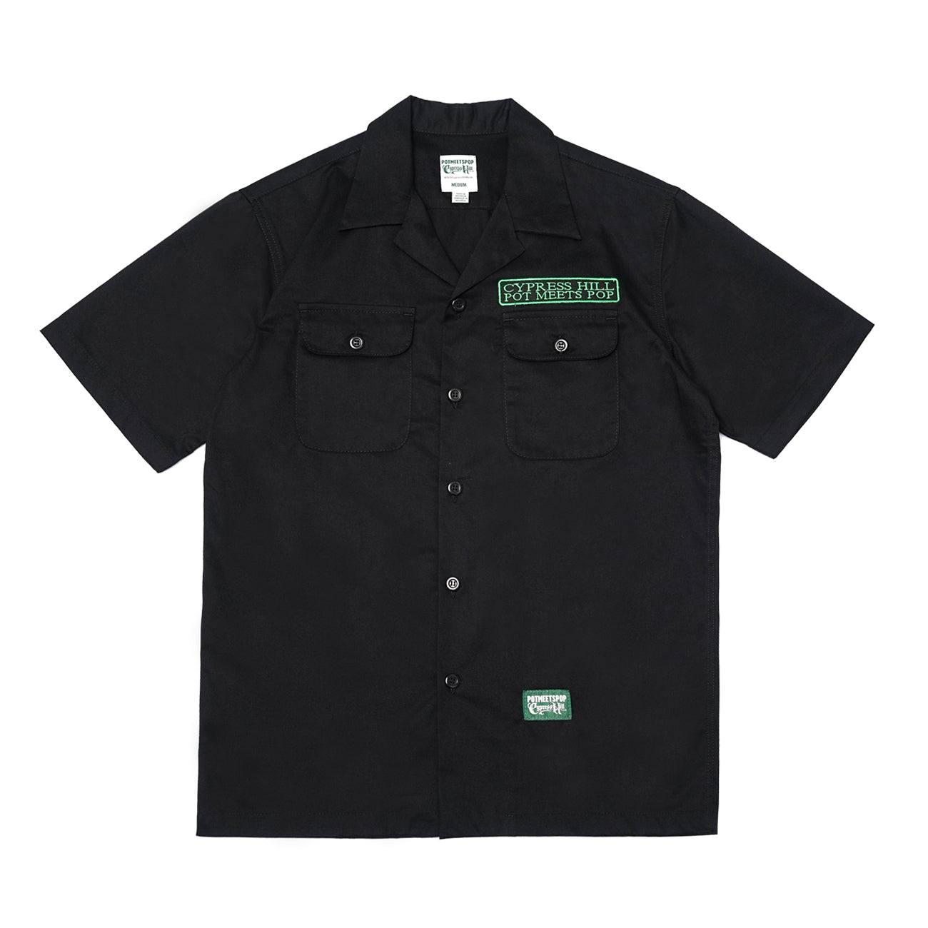 POT MEETS POP X CYPRESS HILL - SKULL & COMPASS WORK SHIRT