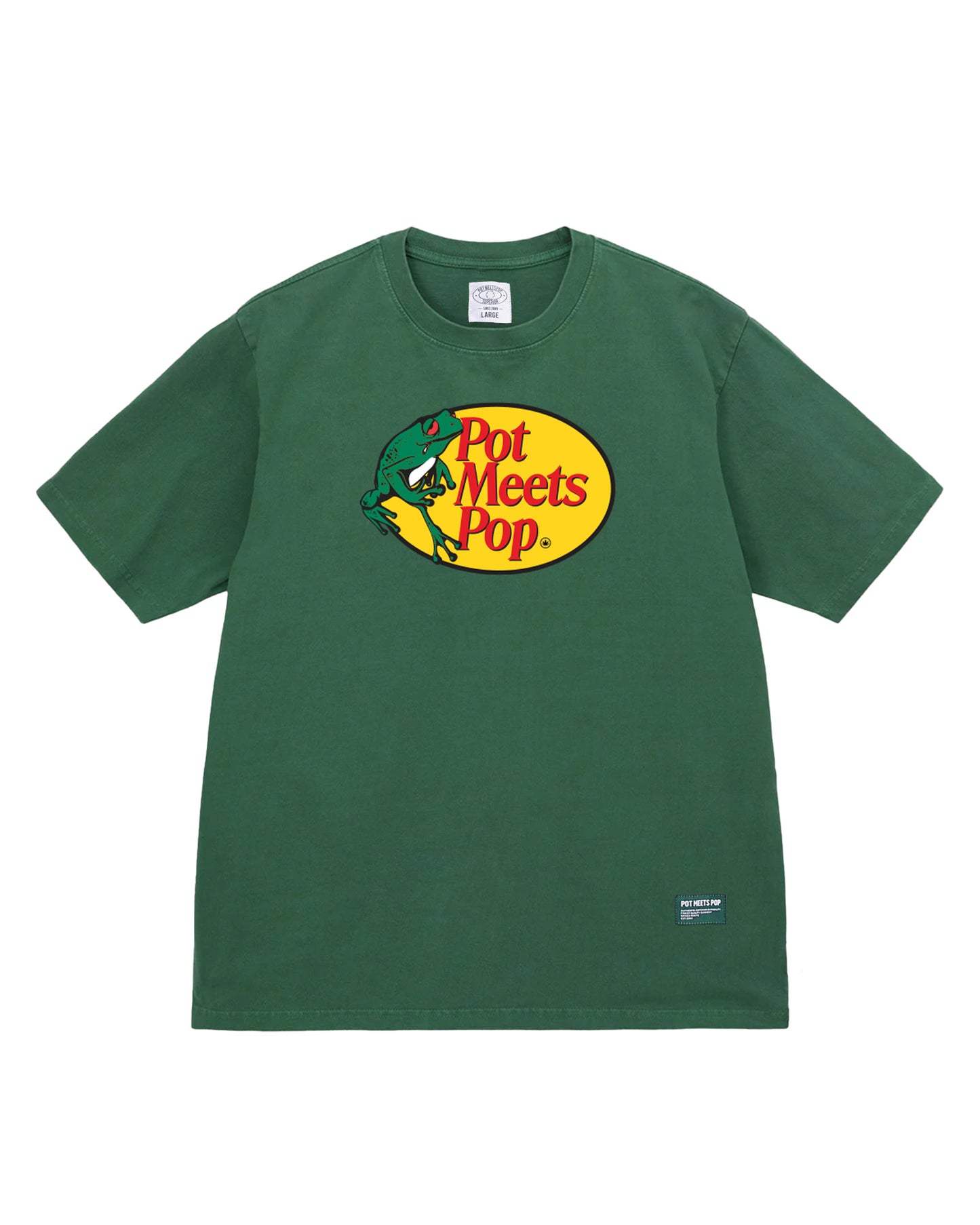 FROGGIE TEE GREEN FW`24