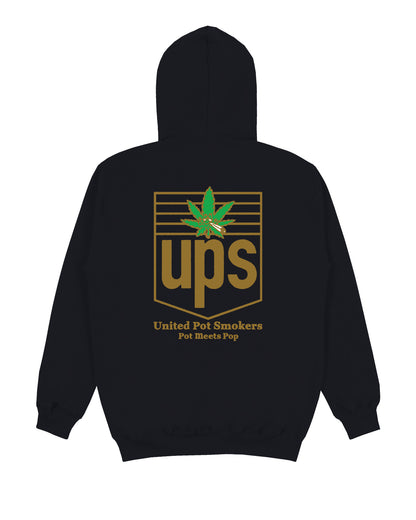 UPS HOODIE BLACK FW`24