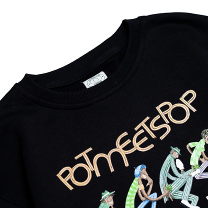 TOKER AND THIEVES CREWNECK BLACK FW'23