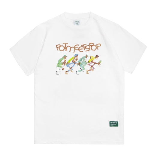 TOKER AND THIEVES TEE WHITE