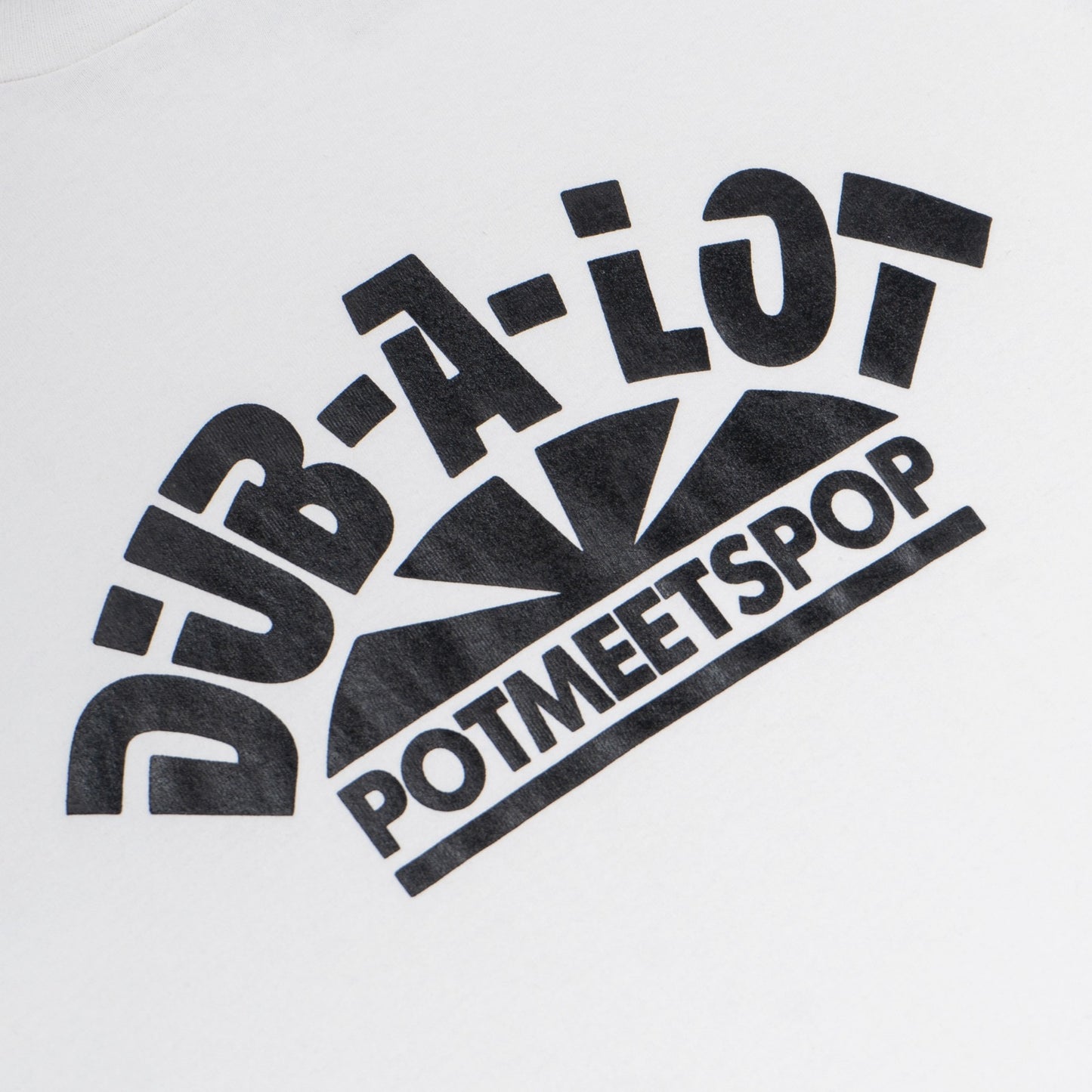 DUB A LOT TEE WHITE FW`23