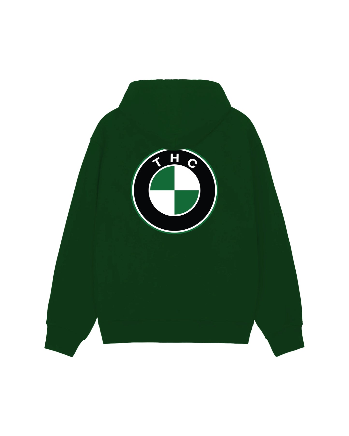 THC ZIP HOODIE GREEN FW`24